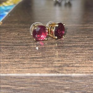 Maroon Kate spade earrings